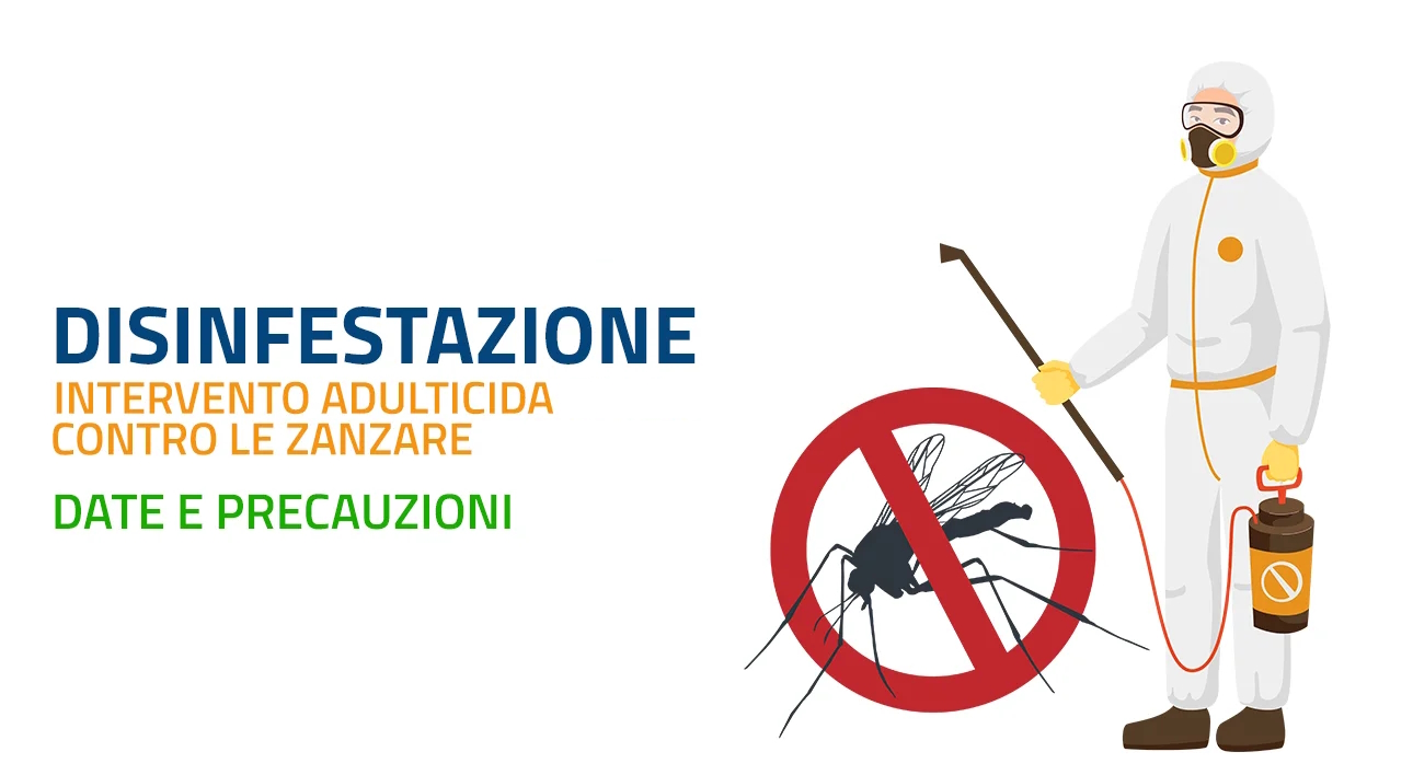 Disinfestazione contro Zanzare, mosche, ecc